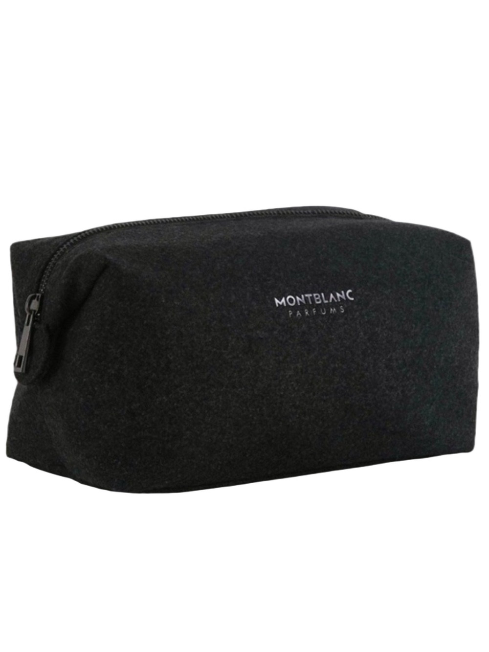 Montblanc Parfums Men’s Black Travel Toiletry Pouch Neceser Bag Medium New
